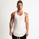 Men's Tank Top Vest Undershirt Solid Color Crew Neck Wine Black / White Black / Gray Green White Sleeveless Casual Daily Patchwork Tops Cotton Sports Fashion Lightweight Big and Tall / Summer