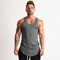 Men's Tank Top Vest Undershirt Solid Color Crew Neck Wine Black / White Black / Gray Green White Sleeveless Casual Daily Patchwork Tops Cotton Sports Fashion Lightweight Big and Tall / Summer