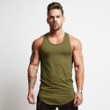 Men's Tank Top Vest Undershirt Solid Color Crew Neck Wine Black / White Black / Gray Green White Sleeveless Casual Daily Patchwork Tops Cotton Sports Fashion Lightweight Big and Tall / Summer