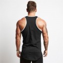 Men's Tank Top Vest Undershirt Solid Color Crew Neck Wine Black / White Black / Gray Green White Sleeveless Casual Daily Patchwork Tops Cotton Sports Fashion Lightweight Big and Tall / Summer