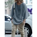 Men's T shirt Tee Shirt Solid Colored Collar Round Neck Black Pink Yellow Khaki Dusty Blue Long Sleeve Casual Daily Tops Fashion Casual Breathable Comfortable