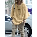 Men's T shirt Tee Shirt Solid Colored Collar Round Neck Black Pink Yellow Khaki Dusty Blue Long Sleeve Casual Daily Tops Fashion Casual Breathable Comfortable