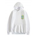 35% cotton lyrical lemonade pullover hoodie long sleeve street real music hip hop casual hoodie basic plus size for men pullover hooded sweatershirt black white Fleece
