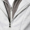 Men's Hoodie Zip Up Hoodie Hooded Color Block Daily Sports Going out Basic Hoodies Sweatshirts  Long Sleeve Black Light gray / Spring / Fall