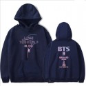 Men bts Hoodie Sweater Love Yourself Her Hoodie Unisex Cosplay Fashion Sweatshirt Streetwear Daily Holiday Tops