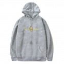 Men's Unisex Plus Size Pullover Hoodie Sweatshirt Lemon Hooded Sport Outdoor Hot Stamping Basic Casual Heavyweight Lyricallemonade Merch Hoodies Sweatshirts Long Sleeve A gray A white A black