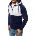 Men's Full Zip Hoodie Jacket Hooded Color Block Zipper Daily Holiday Going out non-printing Streetwear Casual Hoodies Sweatshirts  Long Sleeve Black Dark Gray