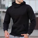 Men's Pullover Hoodie Sweatshirt Pullover Solid Color Front Pocket Quarter Zip Daily Holiday Going out non-printing Streetwear Casual Hoodies Sweatshirts  Long Sleeve Wine Red Light Khaki.