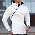Men's Pullover Hoodie Sweatshirt Pullover Solid Color Front Pocket Quarter Zip Daily Holiday Going out non-printing Streetwear Casual Hoodies Sweatshirts  Long Sleeve Wine Red Light Khaki.