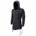 Men's Full Zip Hoodie Jacket Hooded Solid Color Zipper Casual Daily Holiday non-printing Streetwear Casual Hoodies Sweatshirts  Long Sleeve Black Dark Gray