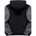 Men's Unisex Zip Hoodie Sweatshirt Jacket Hooded Solid Color Splicing Office Causal Daily Fleece Classic & Timeless Warm Ups Hoodies Sweatshirts  Long Sleeve Black Light Gray