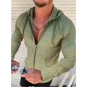 Men's Shirt Solid Casual Daily Street Drawstring Long Sleeve Tops Casual Fashion Breathable Comfortable Summer Fall Autumn Green White Black Red