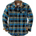Men's Flannel Shirt Casual Daily Outdoor Classic Print Check Graphic Patterned Turndown Street  Button-Down Print Long Sleeve Tops Fashion Comfortable Black Dark Green Khaki  Winter Spring Fall Warm