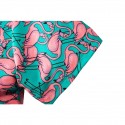 Men's Shirt Flamingo Classic Collar Green Short Sleeve Other Prints Casual Holiday Print Tops Tropical Beach