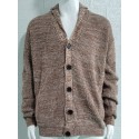Men's Cardigan Jumper Knit Knitted Solid Color Open Front Casual Weekend Fall Spring Green Blue S M L / Cotton / Long Sleeve / Long Sleeve
