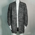 Men's Cardigan Jumper Knit Knitted Solid Color Open Front Stylish Vintage Style Daily Fall Winter Black Blue S M L / Long Sleeve / Long Sleeve