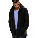 fleece hooded jacket