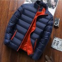 Men's Essentials Lightweight Water-Resistant Packable Puffer Jacket Jacket Waterproof Winter Parka jacket Warm Thicken Ski Coat