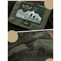 Men's Parka Outdoor Street Daily Fall Winter Long Coat Regular Fit Thermal Warm Breathable Sporty Casual Jacket Long Sleeve Solid Color Fur Trim Pocket Green Blue Khaki / Full Zip / Cotton