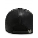 Men's Classic Style Baseball Cap Adjustable Buckle Hat Windproof Warm