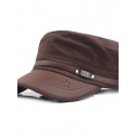 Men's Stylish Protective Hat Street Dailywear Pure Color Color Block Black Hat Portable / Fall / Winter