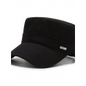 Men's Simple Flat Cap Dailywear Outdoor Pure Color Pure Color Black Gray Hat Windproof Breathable Ultraviolet Resistant / Fall / Spring / Summer