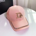 Men's Baseball Cap Dailywear Sexy Letter Black White Hat Spring  Summer Sports Cap Rhinestone D Letter Baseball Cap Summer Thin Fashion All-match Sun Cap