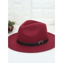 Men's Basic Bucket Hat Vintage Wide Brim Fedora Hat Sun Hat Solid Color Plain Hat Party Banquet / Fall / winter