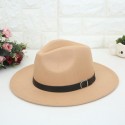 Men's Basic Bucket Hat Vintage Wide Brim Fedora Hat Sun Hat Solid Color Plain Hat Party Banquet / Fall / winter