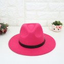 Men's Basic Bucket Hat Vintage Wide Brim Fedora Hat Sun Hat Solid Color Plain Hat Party Banquet / Fall / winter