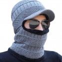 Men's Classic & Timeless Beanie / Slouchy Outdoor Knitted Fleece Stripe Hat Windproof Warm / Fall / Winter