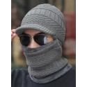 Men's Classic & Timeless Beanie / Slouchy Outdoor Knitted Fleece Stripe Hat Windproof Warm / Fall / Winter