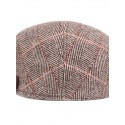 Men's Casual Flat Cap Street Daily Outdoor Print Plaid Hat Windproof Comfort Breathable / Fall / Winter / 1 PC