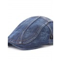 Men's Stylish Protective Hat Street Dailywear Pure Color Color Block Blue Hat Portable / Fall / Winter