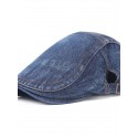 Men's Stylish Protective Hat Street Dailywear Pure Color Color Block Blue Hat Portable / Fall / Winter