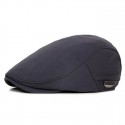 Men's Basic Beret Hat Solid Colored Hat Vintage Flat Cap Driving Hunting Cap Newsboy Hat Fall