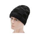 Men's Beanie / Slouchy Dailywear Outdoor Knitted Fleece Lattice Hat Windproof Warm / Winter