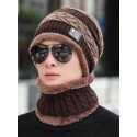 Men's Classic & Timeless Beanie / Slouchy Dailywear Outdoor Knitted Fleece Pure Color Hat Warm / Winter