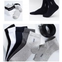 6 Pairs Comfort Men's Socks Solid Colored Socks Medium Casual Multi color hosiery crew socks