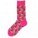 Comfort Novelty 1 Pair Men's Socks Socks Medium Black Harajuku happy socks men's funny combed cotton dress casual socks colorful novelty skateboard socks men Snack pattern