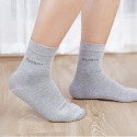 Men's 5 Pairs Socks Casual Socks Comfort Solid Colored Medium Spring & Summer Fall & Winter Multi color White Black