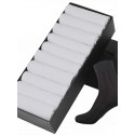 Men's 10 Pairs Socks Solid Colored Warm Spring & Summer White Black Gray