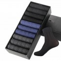 Men's 10 Pairs Socks Solid Colored Warm Spring & Summer White Black Gray