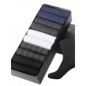 Men's 10 Pairs Socks Solid Colored Warm Spring & Summer White Black Gray
