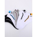 Men's 5 Pairs Socks Casual Socks Comfort Multi Color Thin Spring Summer Multi color White Black
