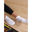Men's 5 Pairs Socks Casual Socks Comfort Multi Color Thin Spring Summer Multi color White Black