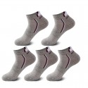 Men's 5 Pairs Socks Casual Socks Comfort Multi Color Thin Spring Summer Multi color White Black