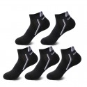 Men's 5 Pairs Socks Casual Socks Comfort Multi Color Thin Spring Summer Multi color White Black