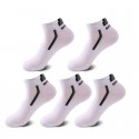Men's 5 Pairs Socks Casual Socks Comfort Multi Color Thin Spring Summer Multi color White Black