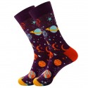 Men's 1 Pair Socks Fashion Novelty Cute Colorful Spring, Fall, Winter, Summer Green Gray Rosy Pink